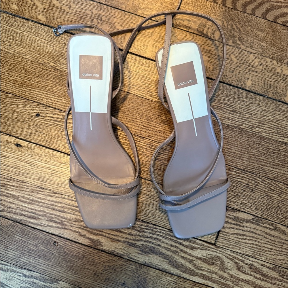 Dolce Vita Tan High Heel Strappy Heels